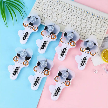 1~10PCS Hand-held Fan Creative Hand Pressure Comfortable Portable Cooling Appliance Mini Fan Hand Pressure Fan