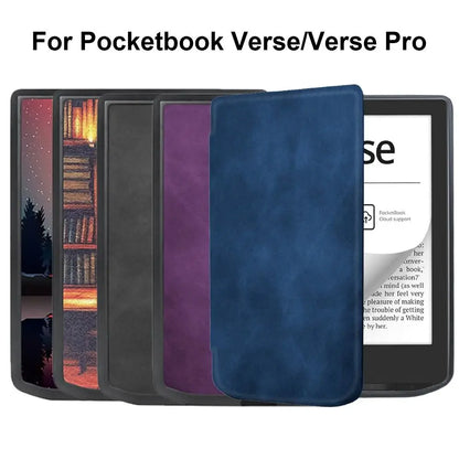 Soft TPU Protective Shell For Pocketbook Verse/Verse Pro e-Reader Case Ultra Slim Filio Cover PB 629/634 Funda Auto Wake/Sleep