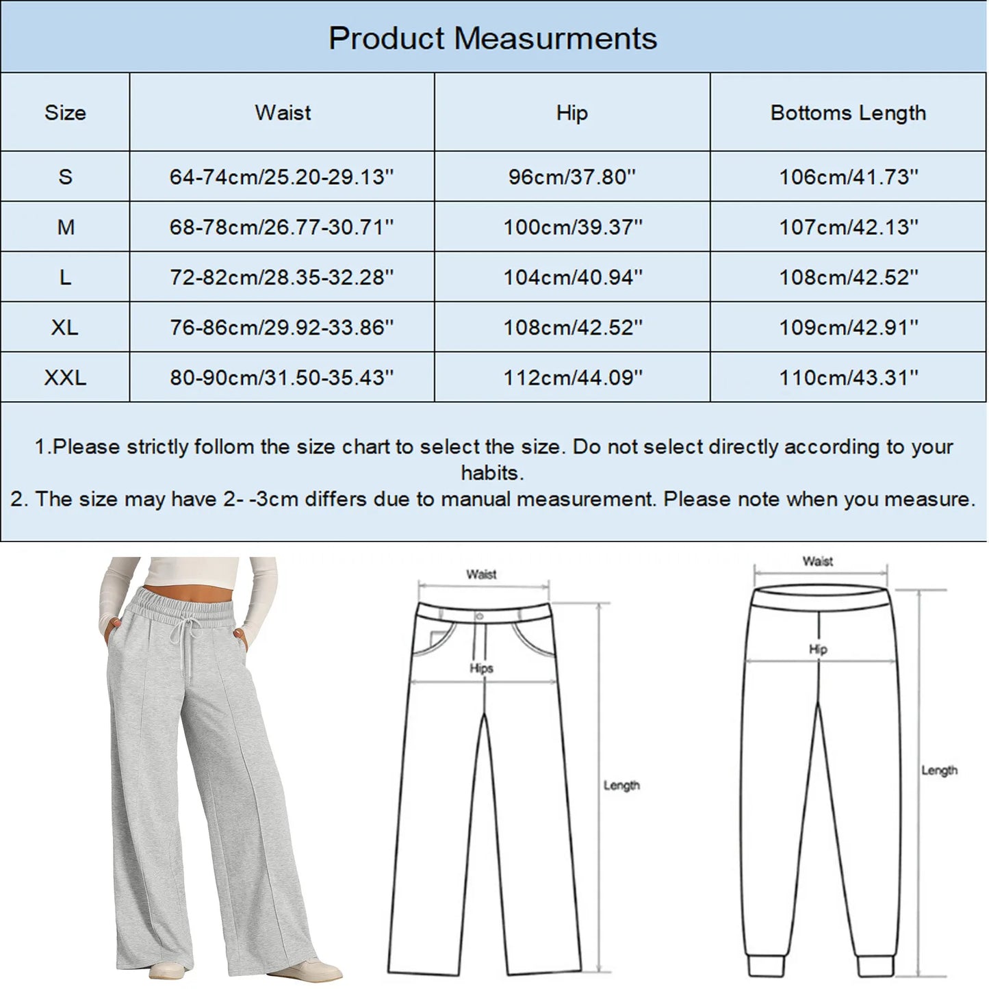 Women Korean Fashion Sports Trousers Oversize Wide Leg Pants Casual Sweatpants Straight Joggers Palazzo Pants Streetwear