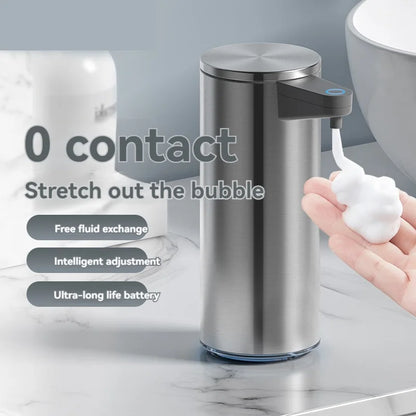 Intelligent automatic sensing stainless steel soap dispenser for washing mobile phones, contactless for home kitchen wall mounte