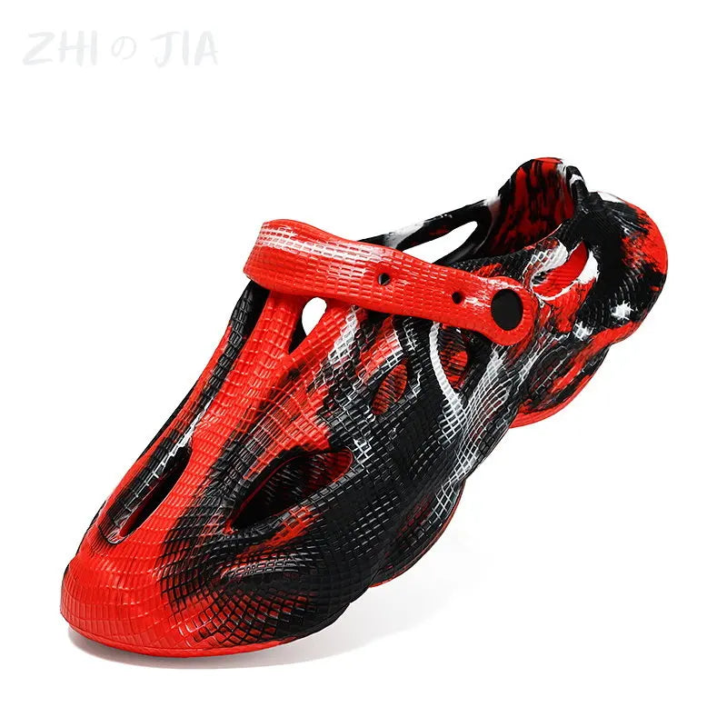 Fashion Men Slipper Outdoor Sports Shoes Street Sandals Garden Footwear Comfortable Light Weight EVA Slippers Popular Hole Shoes