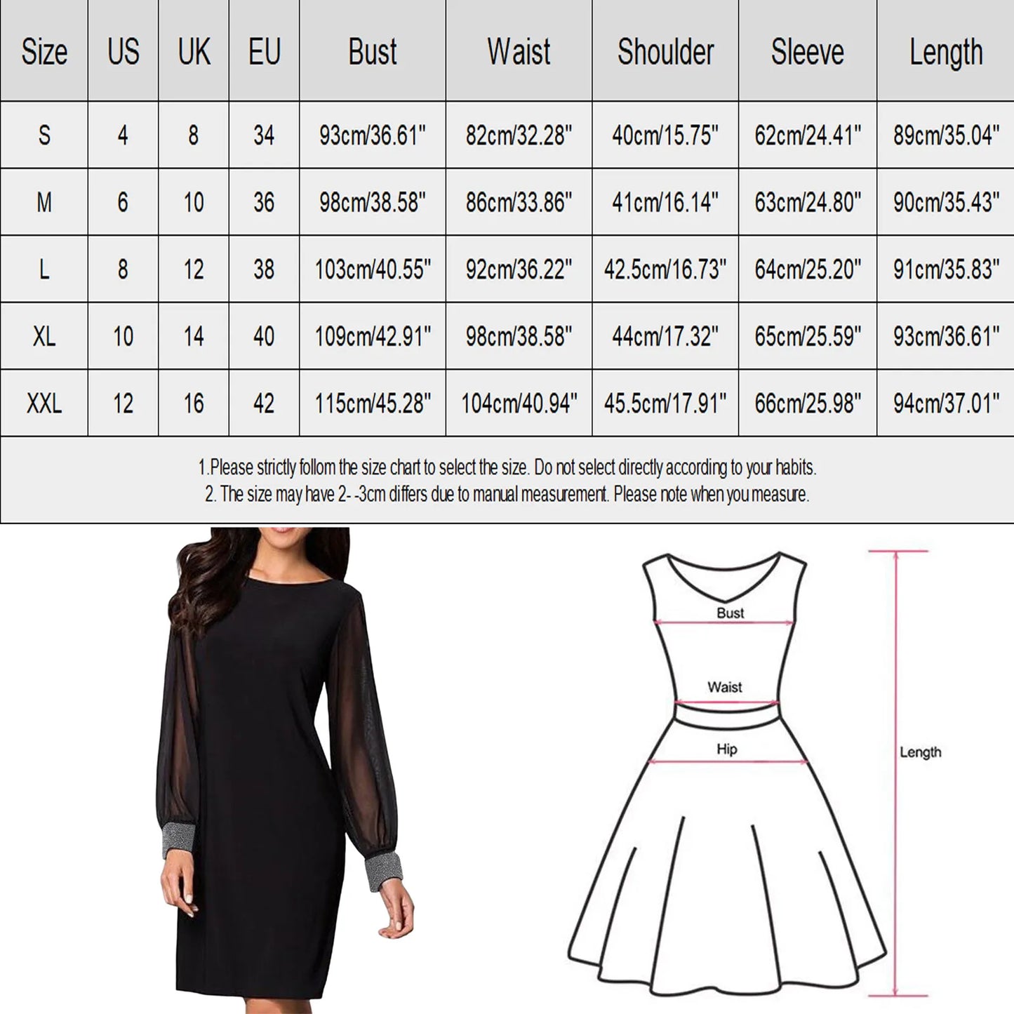 Long Sleeve Dress Solid Color Bodycon Straight Black Dresses For Women Elegant Mini Sparkly Sequin Party Dresses For Women 2024