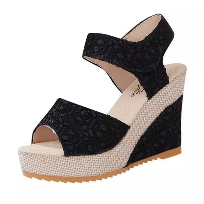 High-heeled Wedge Platform Fish Mouth 2022 New Women's Peep Toe Sandals Womens Shoes Comfort Summer Designer Shoes