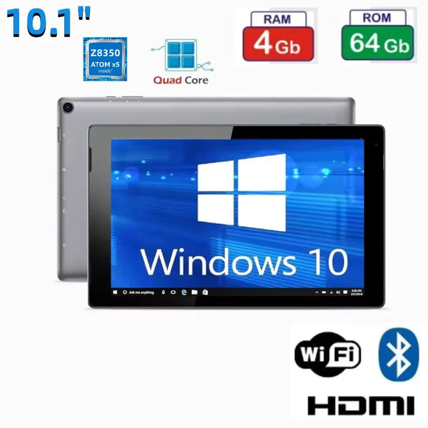 Hot Sales 64Bit EZpad7 10.1 INCH Windows 10 Tablet PC 4GB RAM 64GB ROM X5-Z8350 Quad Core 1920*1200 Resolution Dual Cameras WIFI