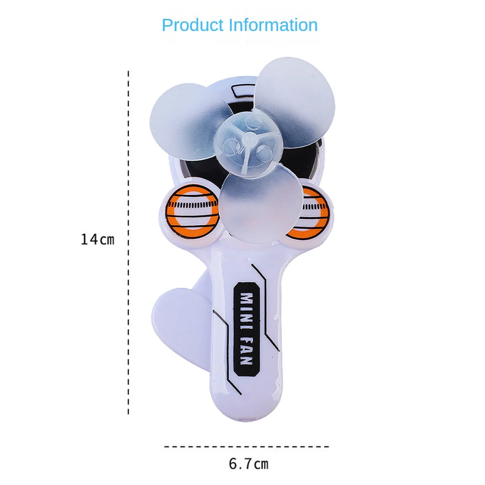 1~10PCS Hand-held Fan Creative Hand Pressure Comfortable Portable Cooling Appliance Mini Fan Hand Pressure Fan