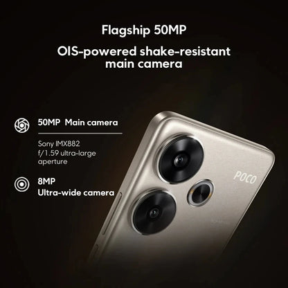 Global Version POCO F6 5G NFC Snapdragon®8s Gen 3 120Hz 90W Turbo Charging 5000mAh Battary Smartphone