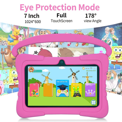 7 Inch Tablet PC 5G WI-FI VERSION 4GB RAM 64GB ROM Kids Learning Education Google Store Android13 Tablets