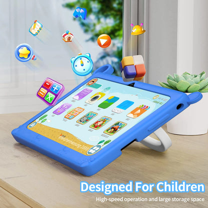 New 7 Inch Google Tablet For Children Quad Core 4GB RAM 64GB ROM 5G WiFi Dual Cameras Kids Tablets Learning Education Android9.0