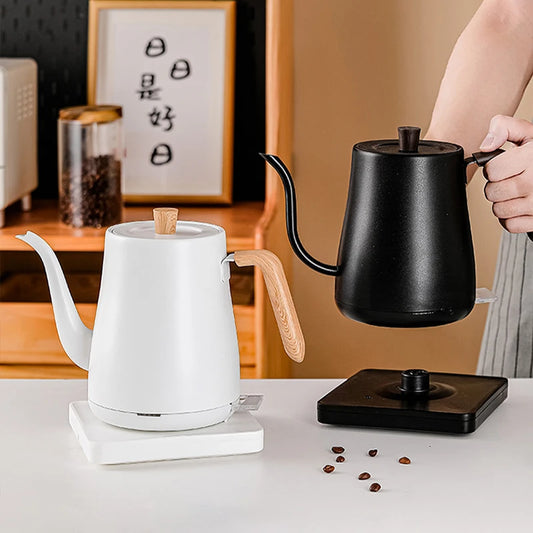 1000W Gooseneck Electric Kettle 0.8L Coffee Pot  Electric Water Heater Teapot Portable Kettle Jug Slender Mouth Pot 110V/220V