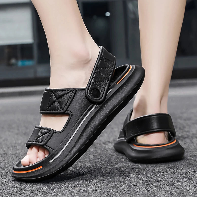 Summer Men Slippers EVA Soft-soled Platform Slides Unisex Sneaker Sandals Casual Beach Shoes Women Indoor Outdoor Flip Flops