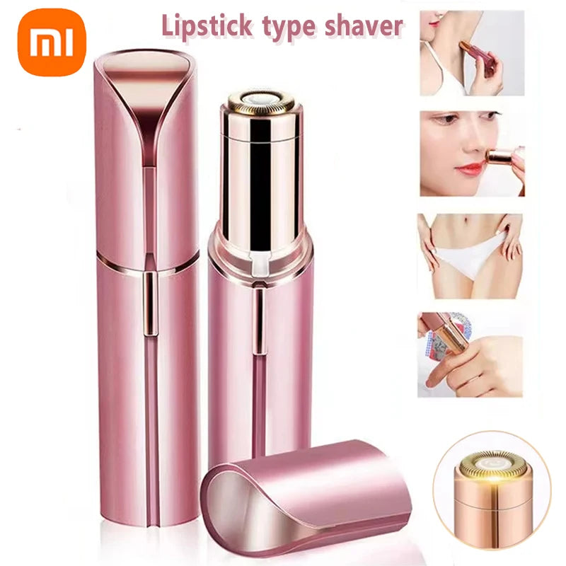 Xiaomi Lipstick Type Shaver Women Electric Epilator Eyebrow Trimmer Painless Effective Facial Hair Removal Shaver Small Epilator