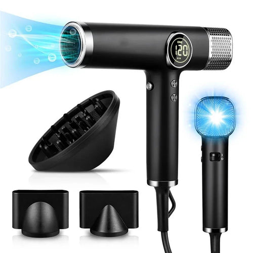 110000RPM Professional Hair Dryer Brushless Negative Ions Blow Dryer Super Powerful Wind Lownoise Salon 1600W Electric Blower