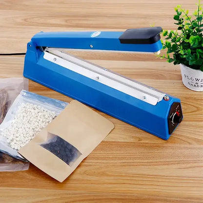 Impulse Bag Sealer Electric Food Heat Sealing Machine for 11 inch Plastic Bags Portable Household Kitchen Packaging Machine