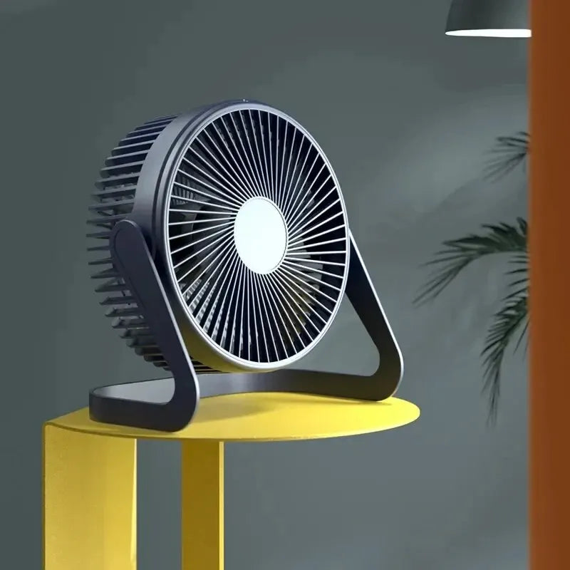 360° Rotating USB Desktop Fan Mini Adjustable Portable Electric Fan Summer Air Cooler for Home High Quality Fan