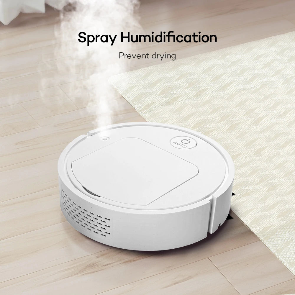 2024 New USB Rechargeable  5-in-1 Robot Vacuum Cleaner Automatic Cleaning Sweeping Machine Wet Mopping Vacuum Cleaners