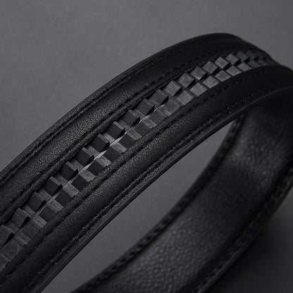 Men's Click Belt Business Luxury Designer Brand Genuine Leather Belts Jeans Automatic Adjustable Alloy Buckle Waist Straps Belts