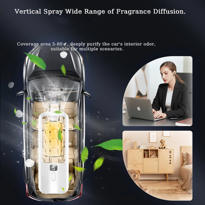 Air Humidifier Wall-mounted Automatic Oil  Aromatherapy Machine Usb Rechargeable Fragrance Sprayer Deodorizing Air Purifying