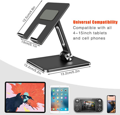 Alloy rigid desktop mobile phone stand foldable iPad tablet support mobile phone table stand lazy holder smartphone mounting