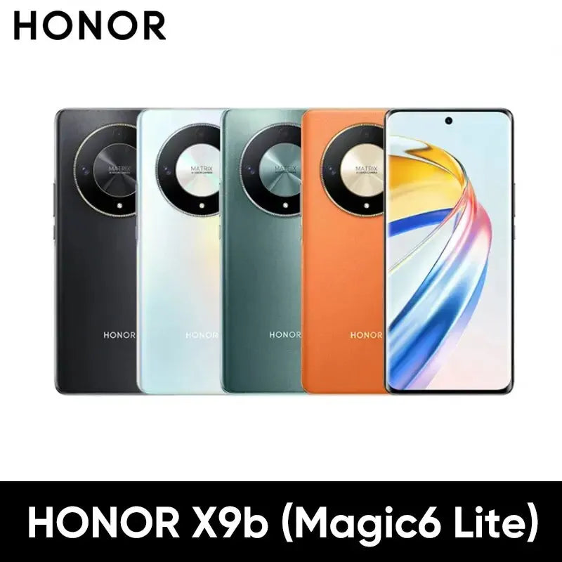 Global Version HONOR Magic6 Lite 5G X9b X50 6.78" Anti-Drop 120Hz Display 108MP Triple Cameras 2-Days Battery Android13 Dual SIM