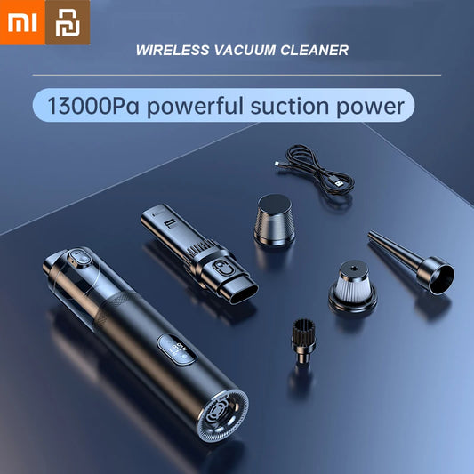 Xiaomi Youpin Vacuum Cleaner 13000Pa Wireless Handheld Digital Display Portable Great Suction With LED Lamp Filter Home Tool New