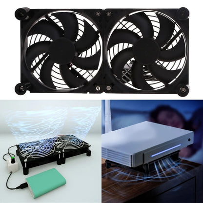 896F Multi-Purpose USB Cooling Fan with Mesh Mat 8cm/12cm/24cm Stepless Speed Fans