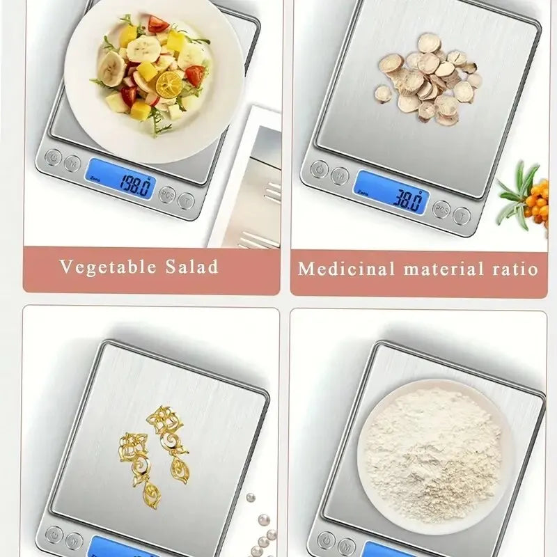 1pc, High-Precision Digital Food Scale for Accurate Measurements in Grams and Ounces - Essential Kitchen Tool for Cooking, Bakin