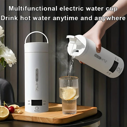 500ML Portable Electric Kettles Tea Coffee Kettle Tea Coffee Kettle Travel Boil Water  Keep Warm Smart Temperature Control