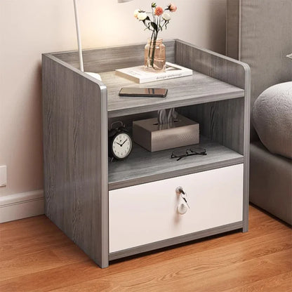 2024 New Night Stand Set Bedroom Furniture With Lock Storage Drawer Cabinet  Multi-Layer  Nordic Minimalist Nightstands