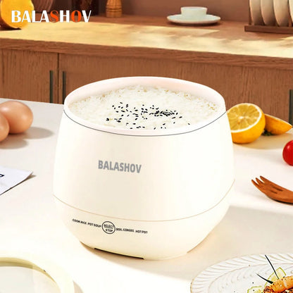 1.8L Electric Mini Rice Cooker Multifunctional Non Stick Pots for Cooking Portable Multicooker Appliances for Kitchen 110v 220v