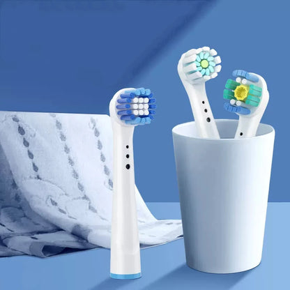 4pcs Precision Clean Brush Head for Braun Oral B Toothbrush Electric Advance Power Pro Health Triumph