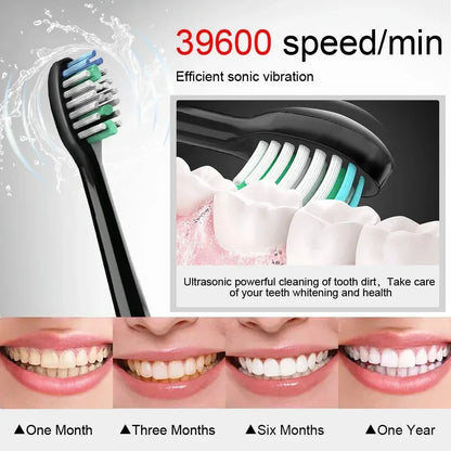 Sonic Electric Toothbrush Smart Ultrasonic Dental Teeth Whitening Rechargeable Adult Tooth Brush Sarmocare S100