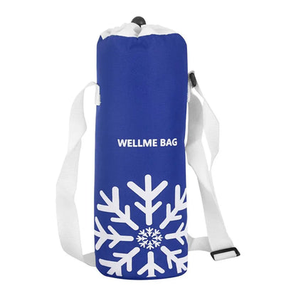 1.5L Portable Thermal Insulated Bottle Cover Cooler Bags Collapsible Waterproof Aluminum Film Travel Insulated Water Bottle