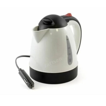 Car Truck Electric Kettle 1000ml Portable Travel Water Boiler Truck Car Coffee Tea Heating Water Bottle Heated Pot 12V 24V