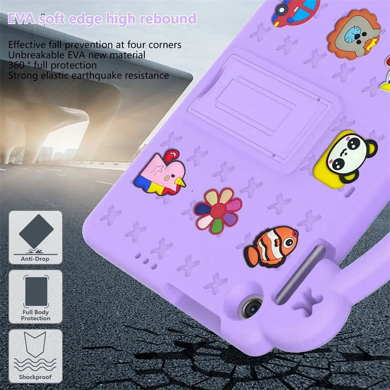 For Huawei MatePad SE 10.4 2022 T10 9.7 T10S   Case Kids EVA Tablet Cover For Honor Pad  X9 X8 Lite Pro 10.8