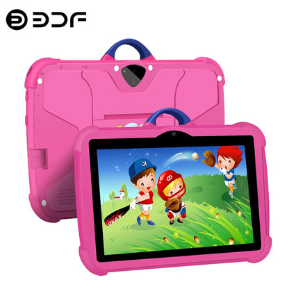 New 7 Inch Global Version Tablets Android 13 Quad Core 4GB RAM 64GB ROM Learning Education Kids Tablet PC For Children's Gifts