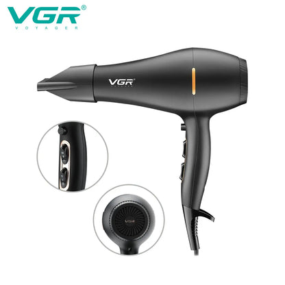 VGR barber equipment powerful AC motor hair styler professional electric hooded hair dryer