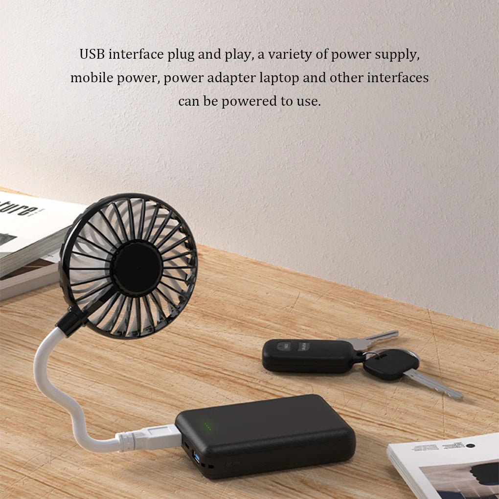 Handheld Fan Usb Rechargeable Silent Cooling Power Bank Mini Play Plug Fans Office Student Laptop Appliances Summer Cooler