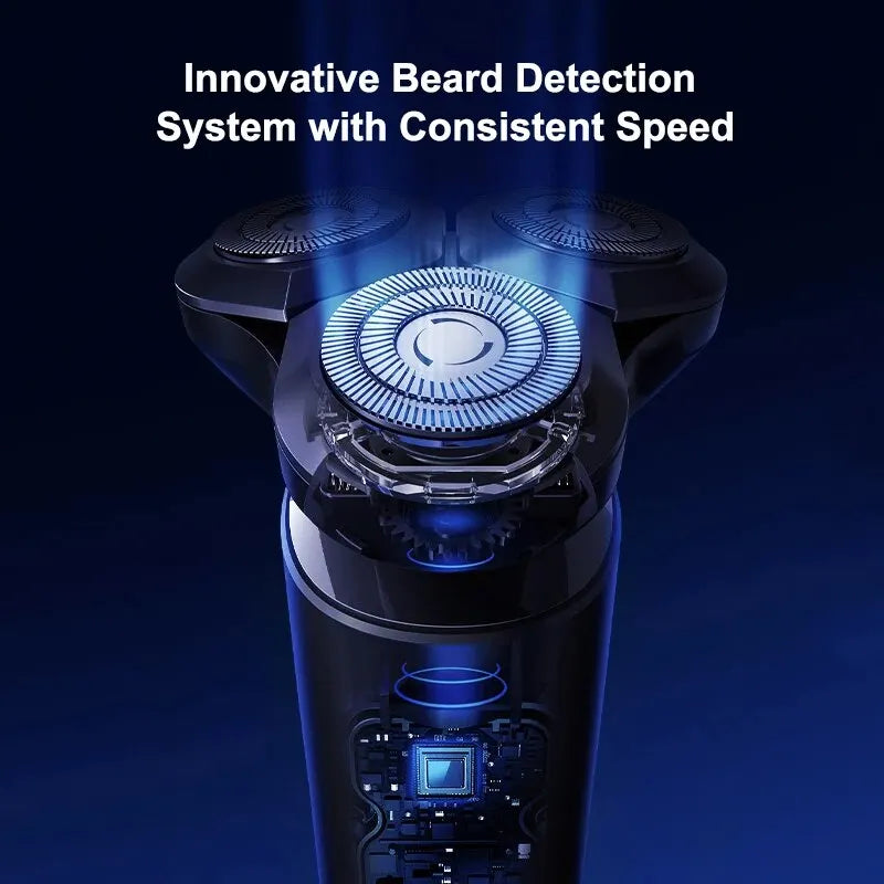 XIAOMI MIJIA Electric Shaver S700 Portable Flex Razor 3 Head Shaving IPX7 Waterproof Washable Beard Trimmer Trimer Cutter 30 Day