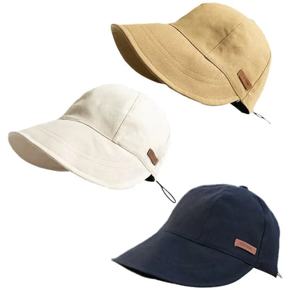 2024 UV Protection Hat Without Makeup Fisherman Cap Sun Hat Portable Foldable Wide Brim Sun Protection Hats Summer Adjustable