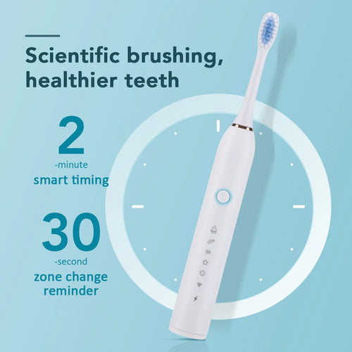 Electric Toothbrush For Teeth Brushes Sonic Vibration Dental Tooth Whitening Cleaner USB Rechargeable Oral Care Toothbrush