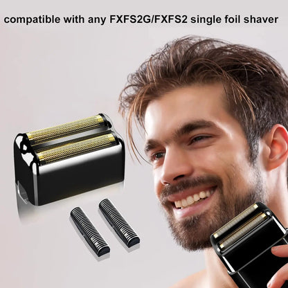 Replacement Foil & Cutters Head Compatible with BaByliss PRO Barberology FXFS2 Electric Shaver