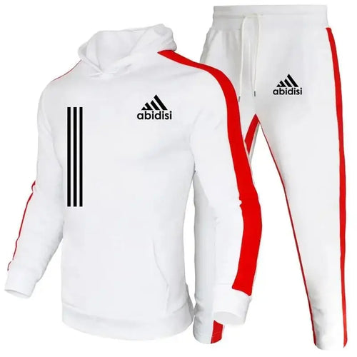 2 Piece Mens Track Suits 2024 Autumn Winter Jogging Sports Sets Sweatsuits Hoodies Jackets and Athletic Pants Men Clothing