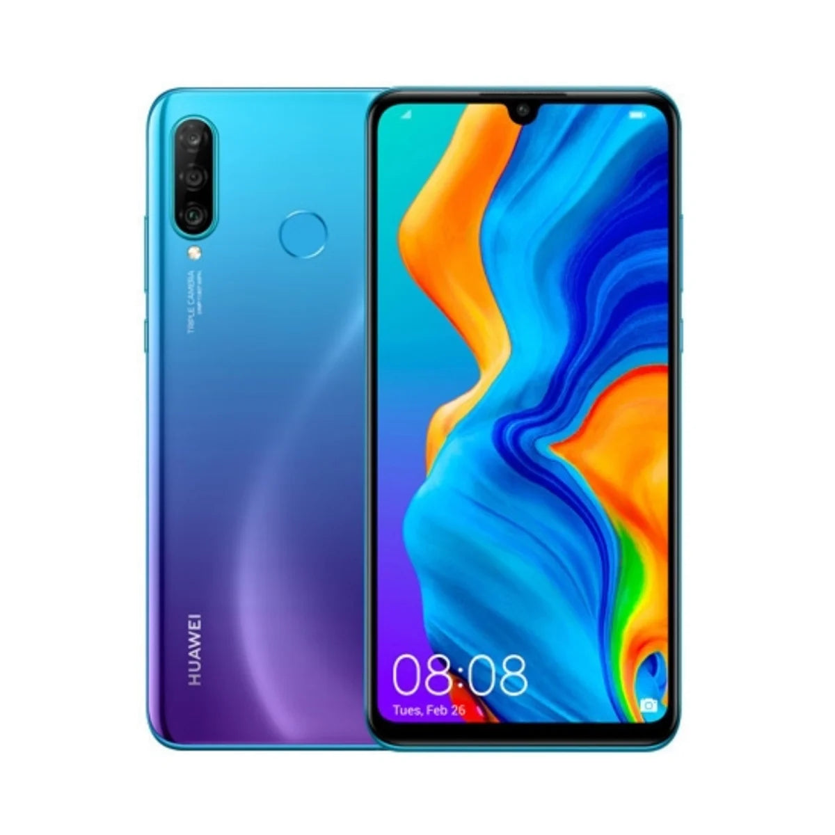 Global,HUAWEI-P30 Lite,Smartphone Android,6GB RAM,128GB ROM 6.15 inch 24MP Mobile phones Google Play Store Unlock Cellphones