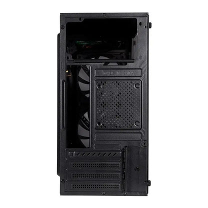 Gamer Cabinet TGT Jester, Mid-Tower, Side Glass, With 2 Fans, Black, TGT-JSR-BKGF01