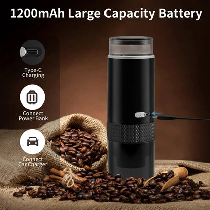 2024 New Coffee Maker Electric Capsule Ground Coffee Brewer Portable Coffee Machine Fit   Powder and   Capsule