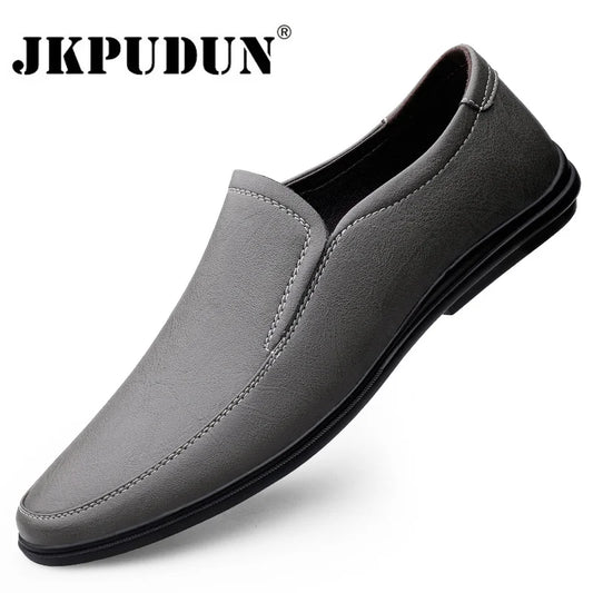 Luxury Men Shoes Italian Moccasins Men Loafers Breathable Office Shoes Casual Men Designer Slip On Driving Shoes Plus Size 38-46