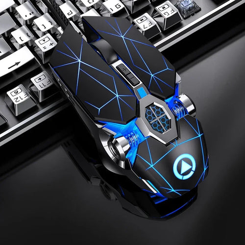 New Professional Gaming Mouse 3200dpi 7 Buttons Backlit Computer Mouse Support Macro Definition Mechanical Wired Silent Mouse