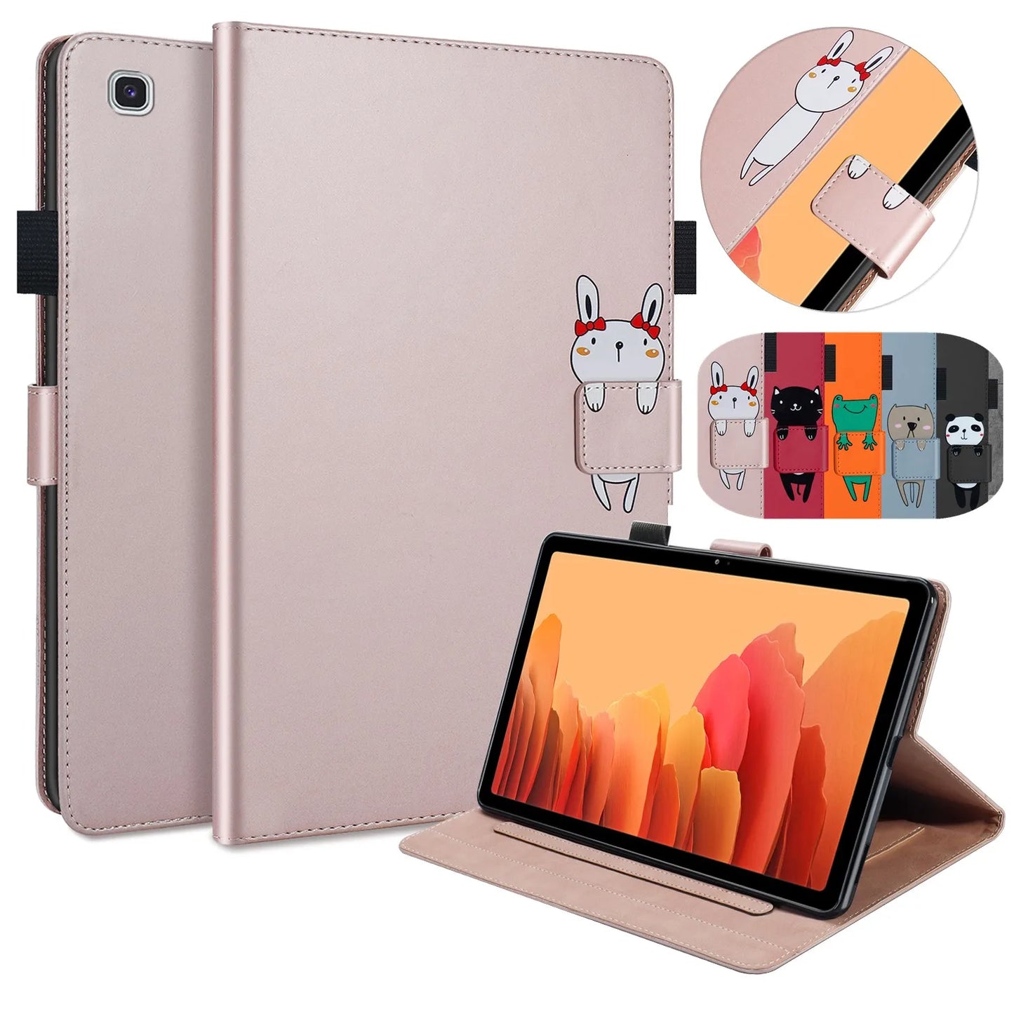 For Samsung Tab S5e Case Folio Kawaii Cartoon Tablet Case for Samsung Galaxy Tab S5 e 10.5 Inch SM-T720 SM-T725 Cover Case