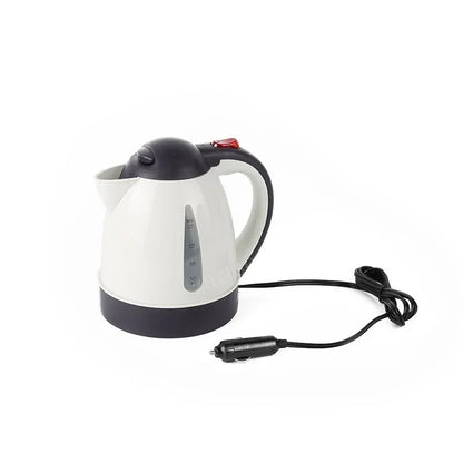 Car Truck Electric Kettle 1000ml Portable Travel Water Boiler Truck Car Coffee Tea Heating Water Bottle Heated Pot 12V 24V