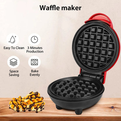 350W Mini Waffle Maker Electric Breakfast Maker Non Stick Pancake Bubble Egg Cake Oven Pan Eggette Machine